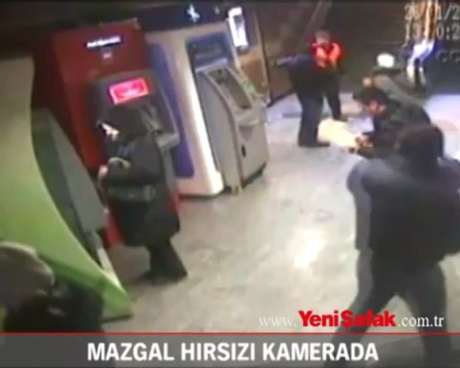 Mazgal hırsızı kamerada