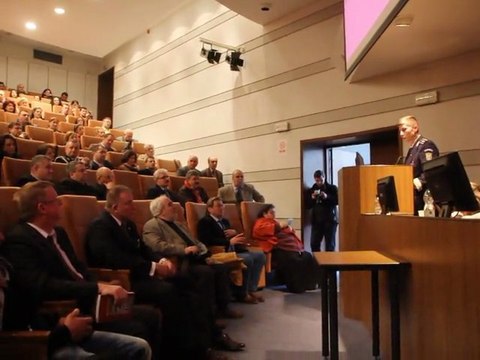 Comisarul Florin Sinca la Academia Romana. Lansare de carte Gabriel Marinescu de Ziua Politiei Romane