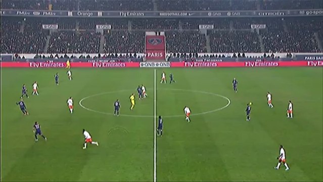 But Kevin GAMEIRO (80ème) - Paris Saint-Germain - Montpellier Hérault SC (1-0) - saison 2012/2013