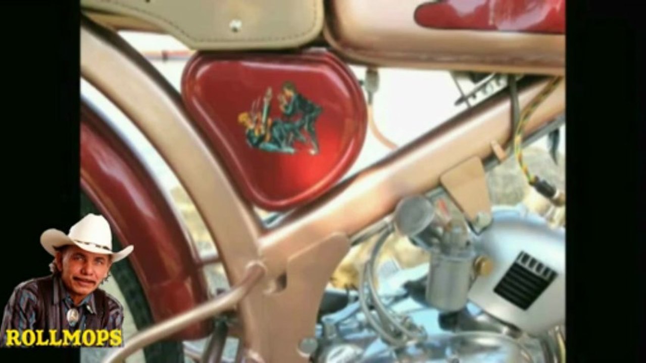 JOHNNY HALLYDAY ET SON CYCLO PALOMA FLASH 1962 FILM D'OU VIENT TU JOHNNY " ROLLMOPS "