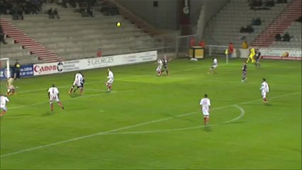 But Jonathan ZEBINA (18ème csc) - AC Ajaccio - Toulouse FC (2-3) - saison 2012/2013