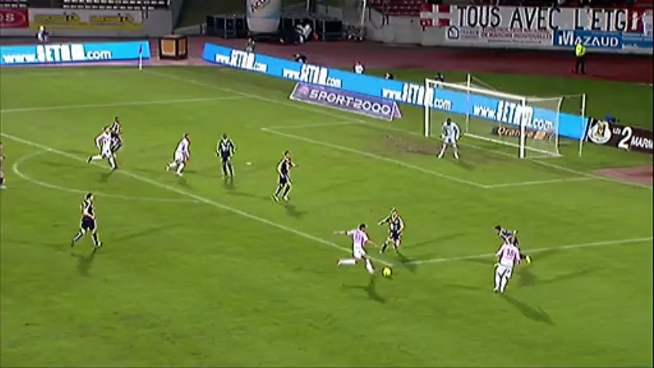 But Floyd AYITE (12ème) - Evian TG FC - Stade de Reims (2-2) - saison 2012/2013
