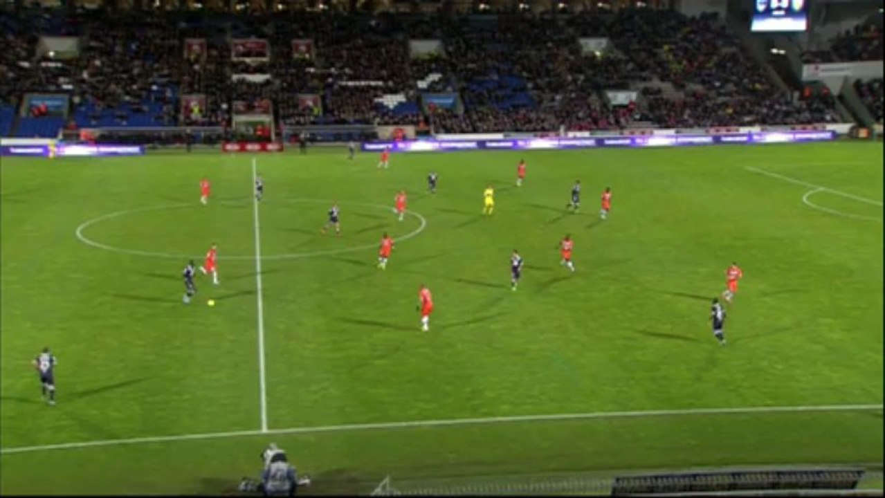But Jérémie ALIADIERE (42ème) - Girondins de Bordeaux - FC Lorient (1-1) - saison 2012/2013