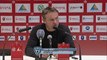 Conférence de presse Valenciennes FC - SC Bastia : Daniel  SANCHEZ (VAFC) - Frédéric HANTZ (SCB) - saison 2012/2013