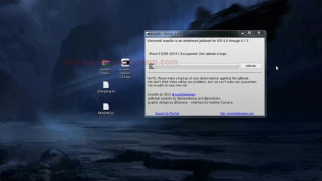 Jailbreak ios 6.1.3 Untethered With Evasi0n For iOS 6 iPhone 5, 4S, 4, 3GS, iPod Touch iPad