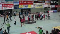 Joie joueuses du TuS Metzingen pour leur maintien en 1ère division de Bundesliga Handball féminine