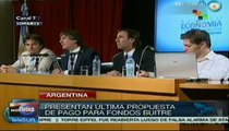 Argentina presenta una última propuesta para fondos buitres
