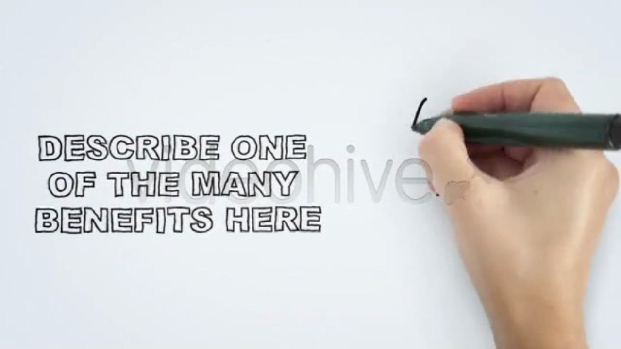 After Effects Template HD  INTRO VIDEO LOGO TRAILER     Whiteboard Write