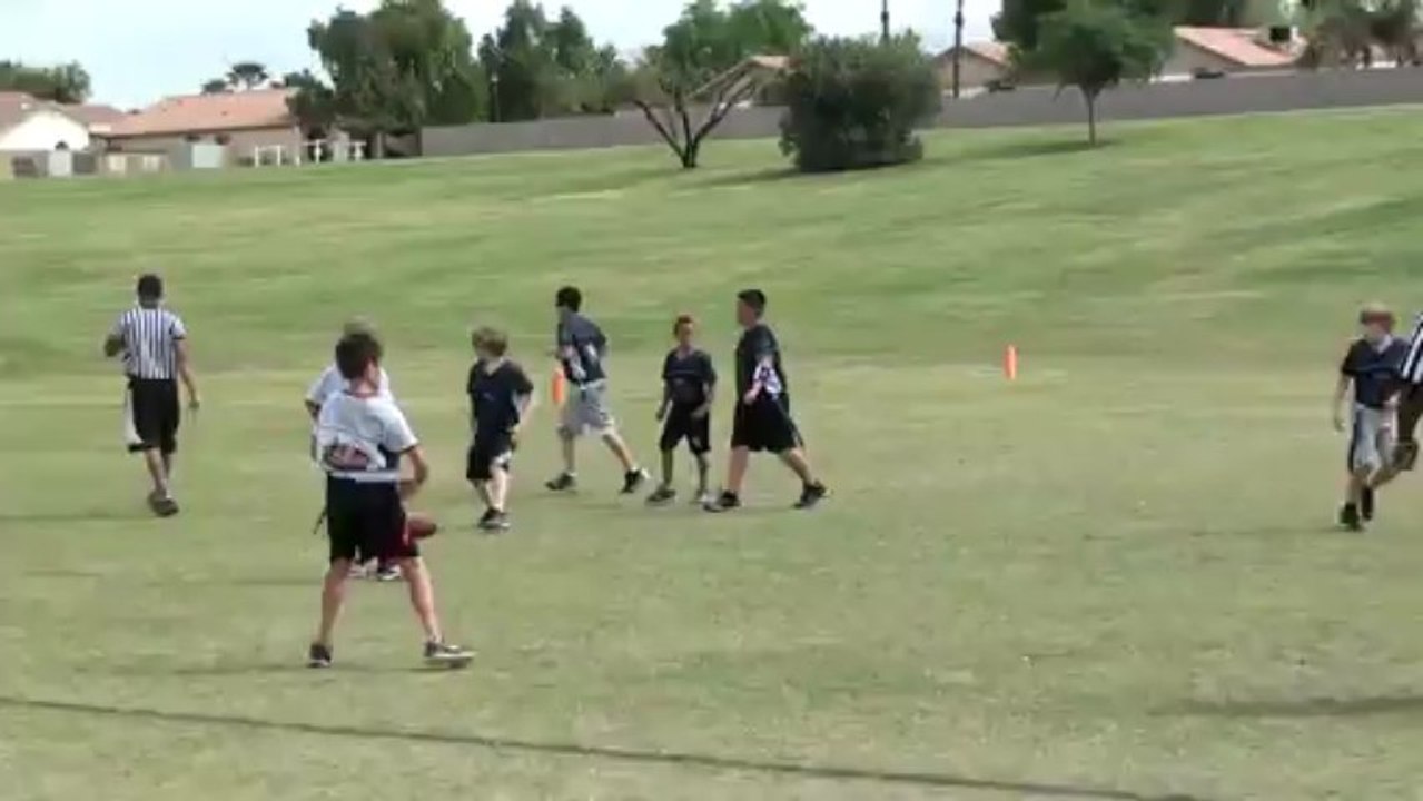 Kyle's first career catch!