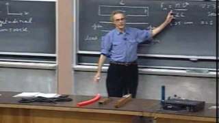 mit lec 31. Forced Oscillations - Normal Modes - Resonance - Natural Frequencies - Musical Instruments