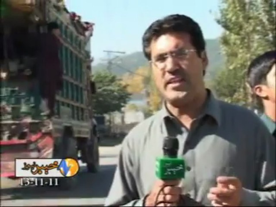 Hand Grenades attack for Peace jirga Member Reporter Naseem ur Rahman SWSK SWA TV.124