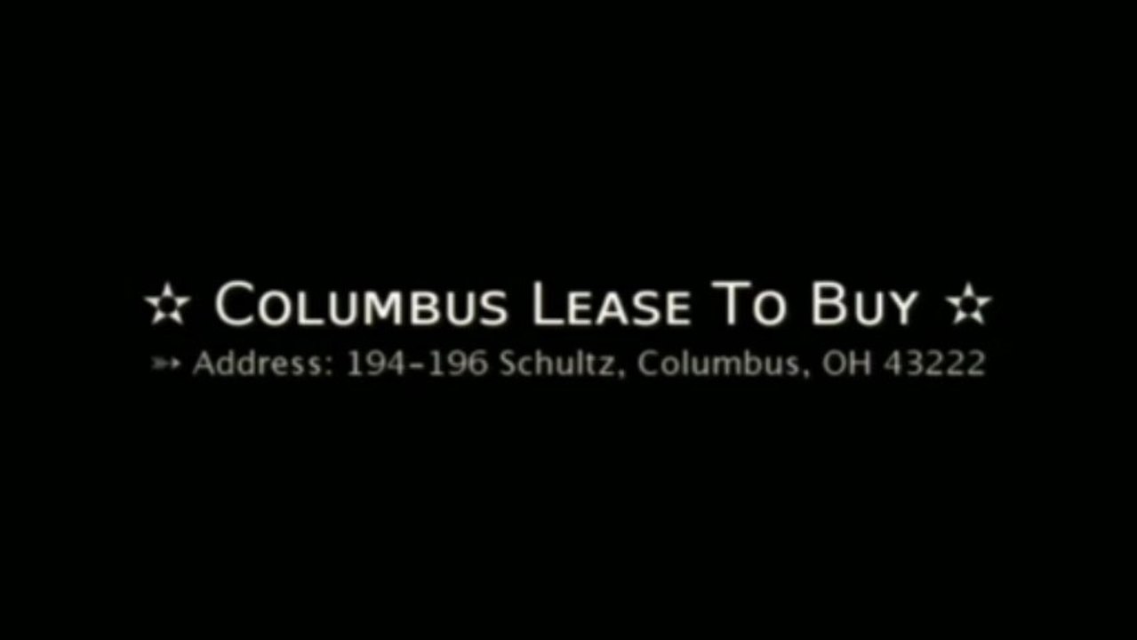 Columbus Lease To Buy Homes: 194-196 Schultz, Columbus, OH 43222