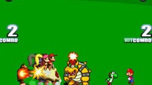 MUGEN: Donkey Kong and Diddy Kong vs Team Yoshi and Team Mario