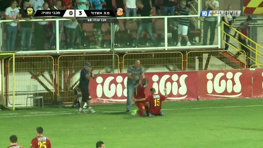 ליגת העל עונת 12/13 מחזור 5 - מ.ס אשדוד Vs מכבי נתניה (0-3)