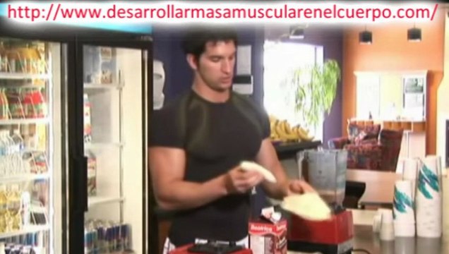 Batido o Licuado Para Ganar Masa muscular En El Cuerpo