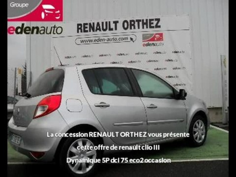 Annonce renault clio III Dynamique 5P dci 75 eco2