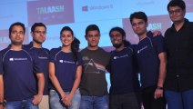 Aamir Khan Felicitates Microsoft 'Talaash' Contest Winners !