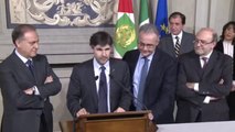 Roma - Gruppi Senato e Camera Scelta Civica per l'Italia al termine delle consultazioni (29.03.13)