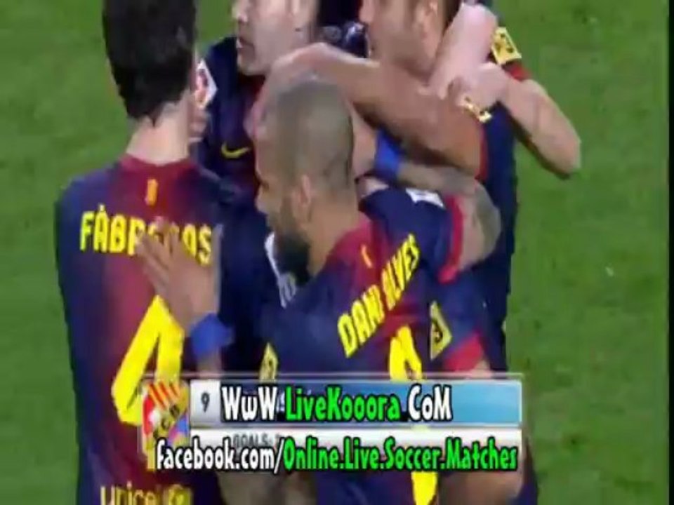 اهداف مباراة برشلونة  و ريال مايوركا - الدورى الاسبانى