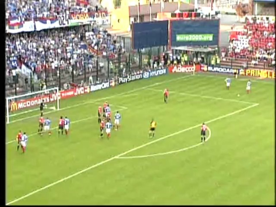 2000 (June 18) Yugoslavia 1-Norway 0 (European Championship)