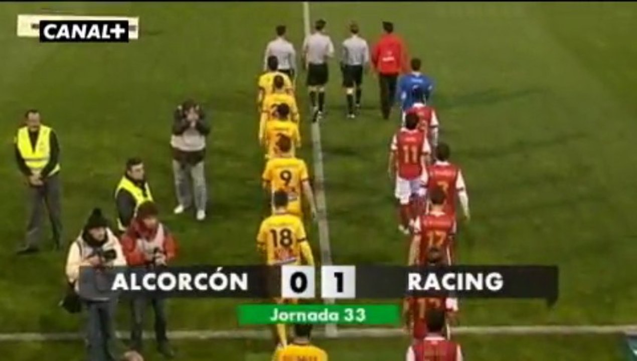 Liga Adelante  Alcorcón 0  Racing 1