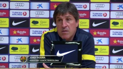 Jordi Roura: "Alexis va a ganar confianza con este encuentro"