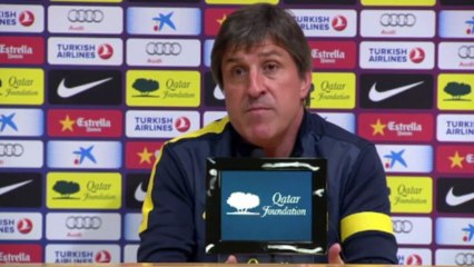 Jordi Roura, feliz por el regreso de Tito y Abidal