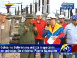 Vicepresidente Jorge Arreaza inspeccionó a subestación eléctrica de Puerto Ayacucho