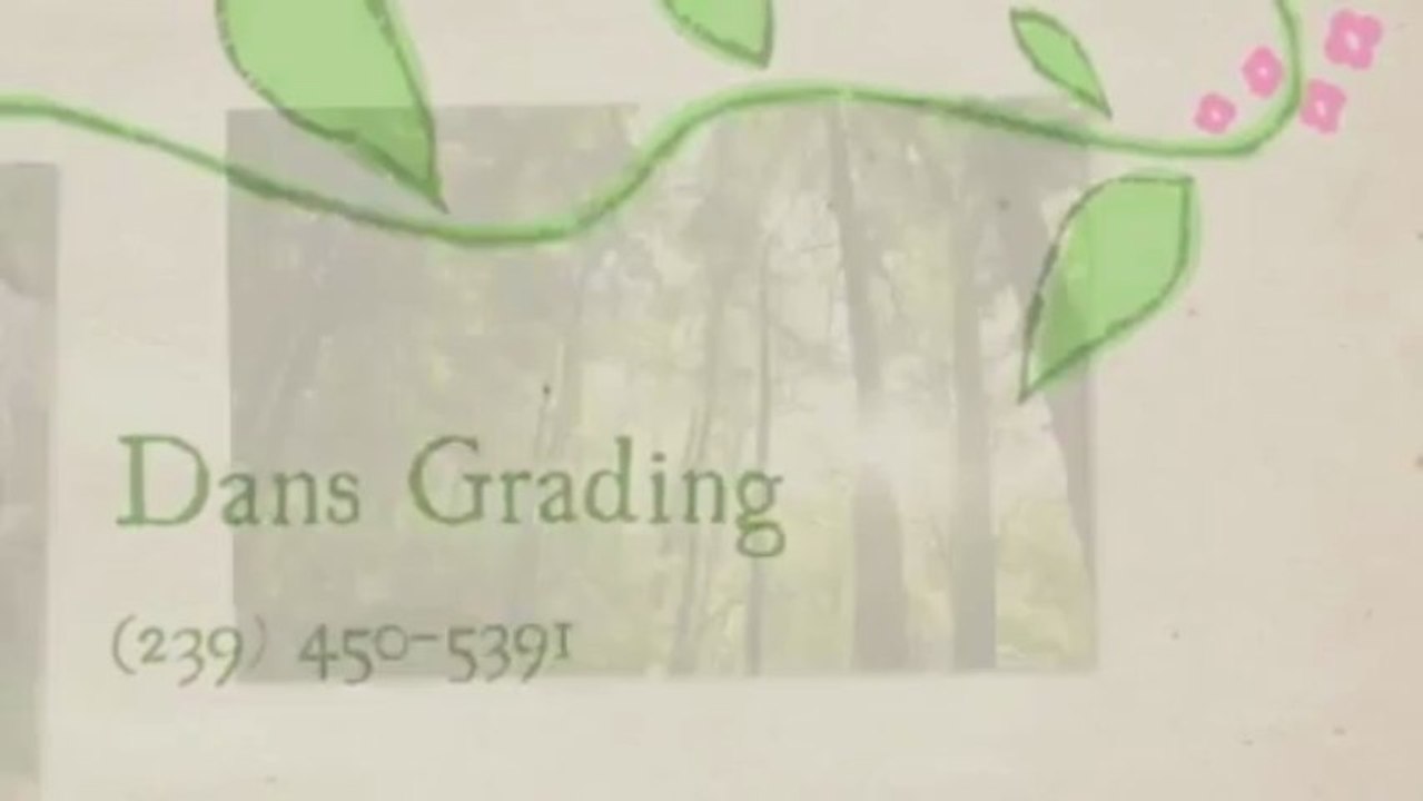 Dans Grading - (239) 450-5391