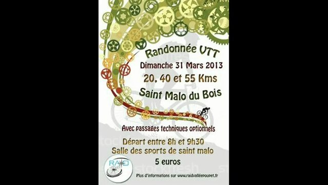 Rando VTT - St Malo du Bois le 31 Mars 2013