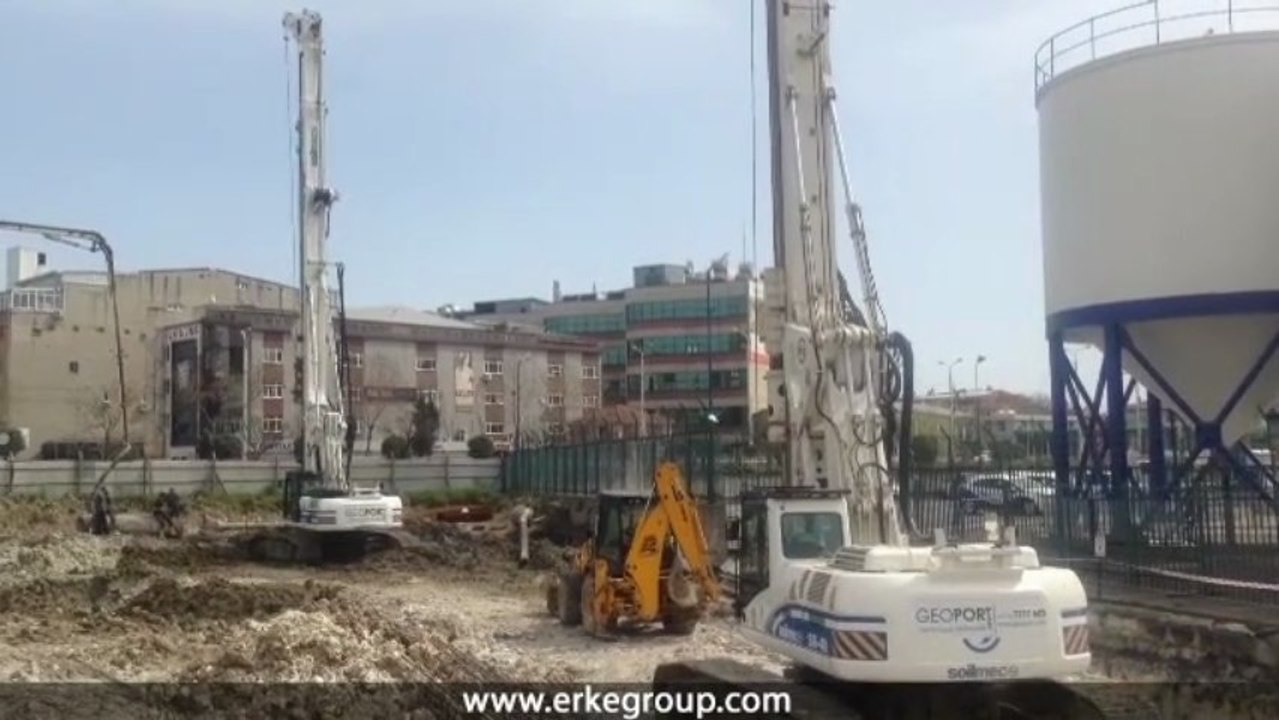 ERKE Dış Ticaret ltd., Soilmec SR-40 & SR-60 PDW Piling Rig - GeoPort - İstanbul - www.erkegroup.com