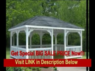 [BEST PRICE] 14' x 28' Vinyl Rectangular Gazebo