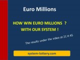 Euro Millions results Friday 12 th April Win with System !