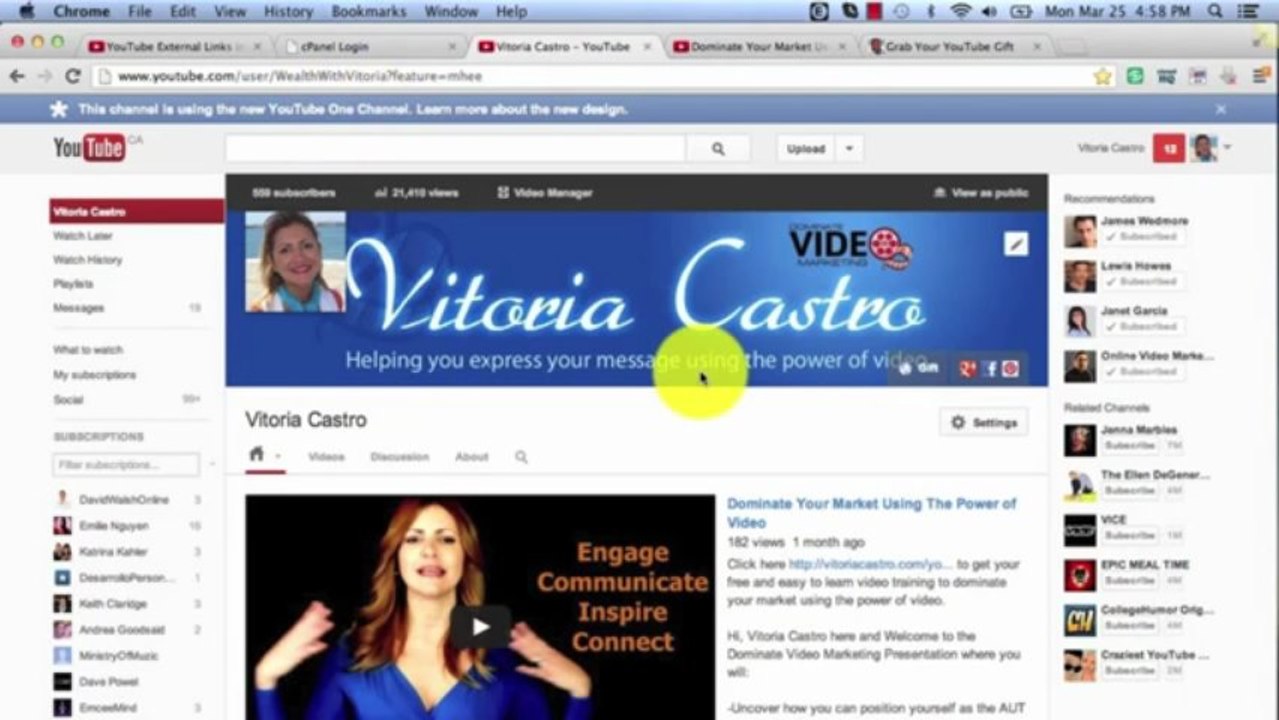 Associated Website YouTube Annotations_ Link Your Videos to Your Blog!
