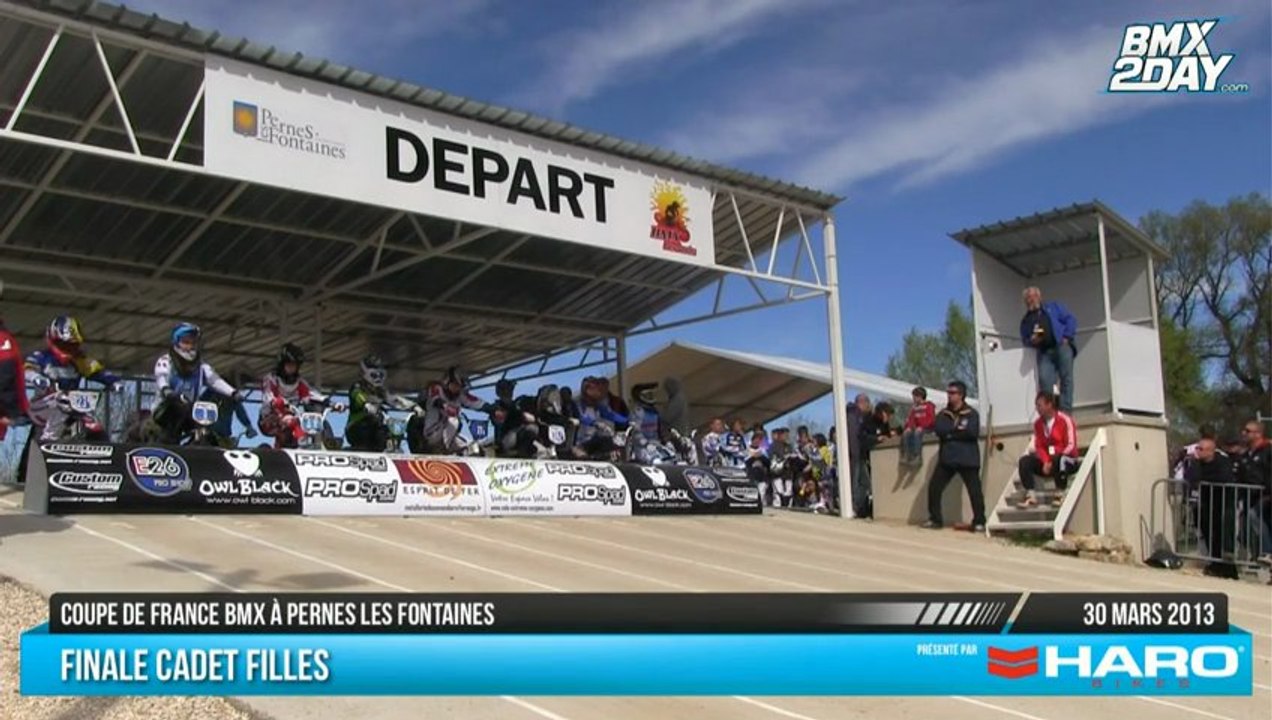 Finale Cadet Filles CDF BMX Pernes Les Fontaines