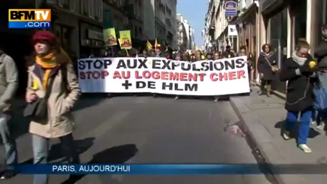Le DAL manifeste contre les expulsions locatives - 01/04