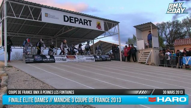 Finale Elite Dames manche 3 CDF BMX Pernes Les Fontaines