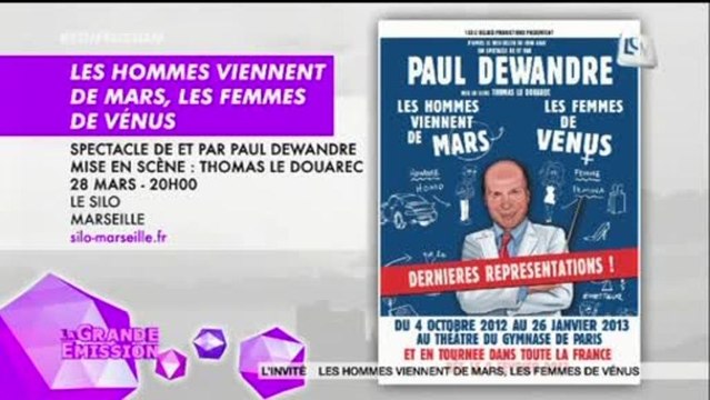 Spectacle: Les hommes viennent de Mars, les femmes de Vénus