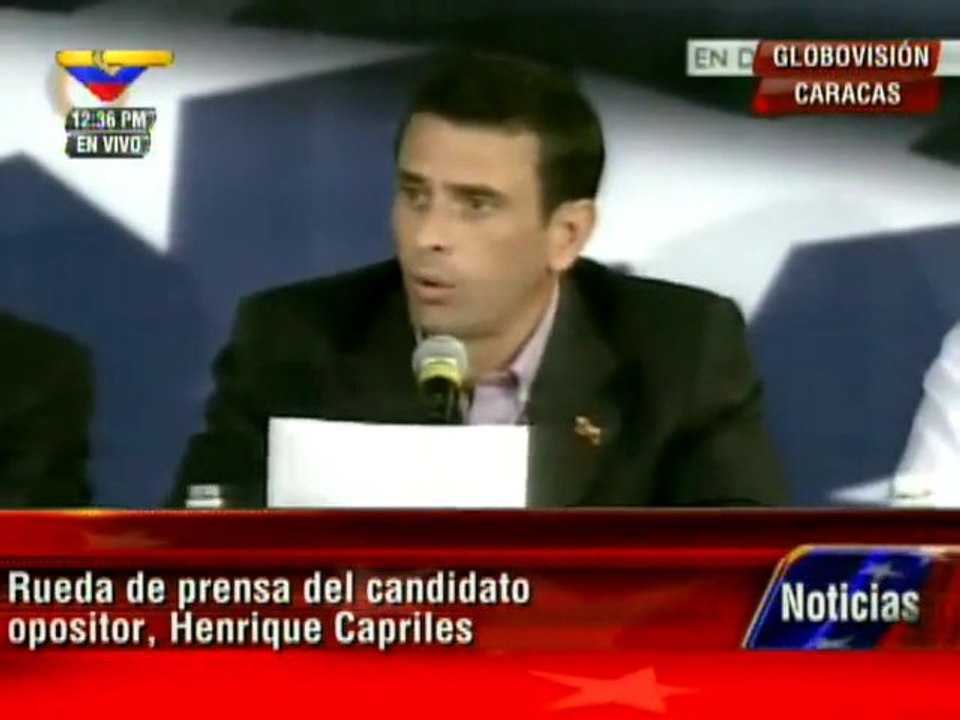 Candidato Capriles iniciará su campaña en el estado Monagas