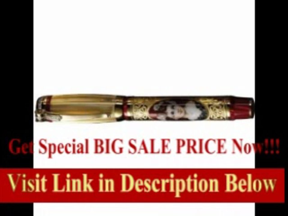 [BEST PRICE] Montegrappa Traviata Y Gold Cell Stones Fountain Pen Medium