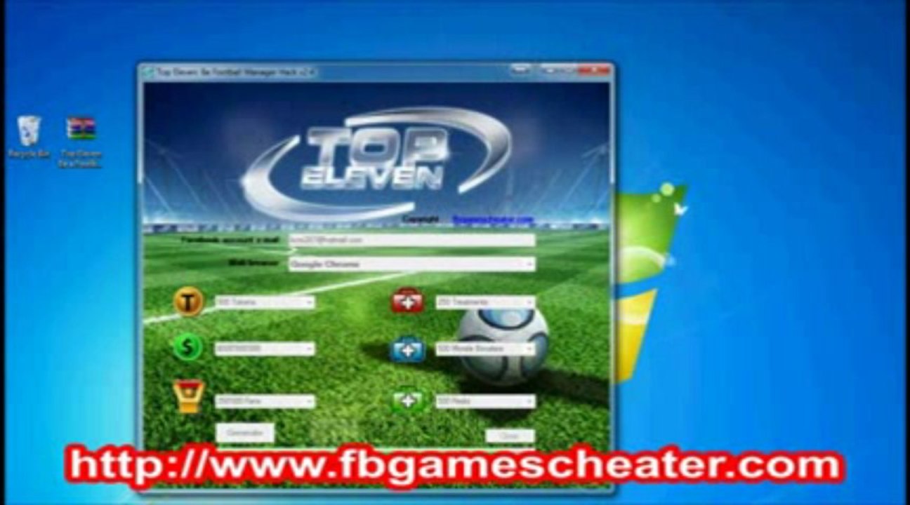 Top Eleven Be a Football Manager Tokens and Cash Pirater (Hack) (télécharger) 2013