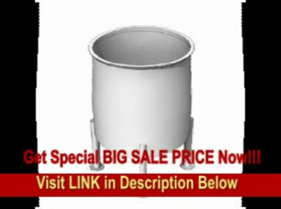 [BEST BUY] Stainless Steel Tank, 800 Gals, Standard Finish, Slope Bottom - Mixer Direct