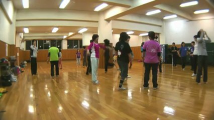 てくてくＴＶ　笑in若林（よさこい鳴子クラブ）の練習風景に行く