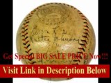 [BEST PRICE] 1924 WS BASEBALL SIGNED BY 29 BABE RUTH W. JOHNSON COBB R. YOUNGS H. WILSON JSA