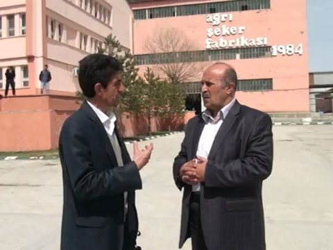 EFE AĞRI ŞEKER İŞ BAŞKANI AGİT ASLAN'A SORDU