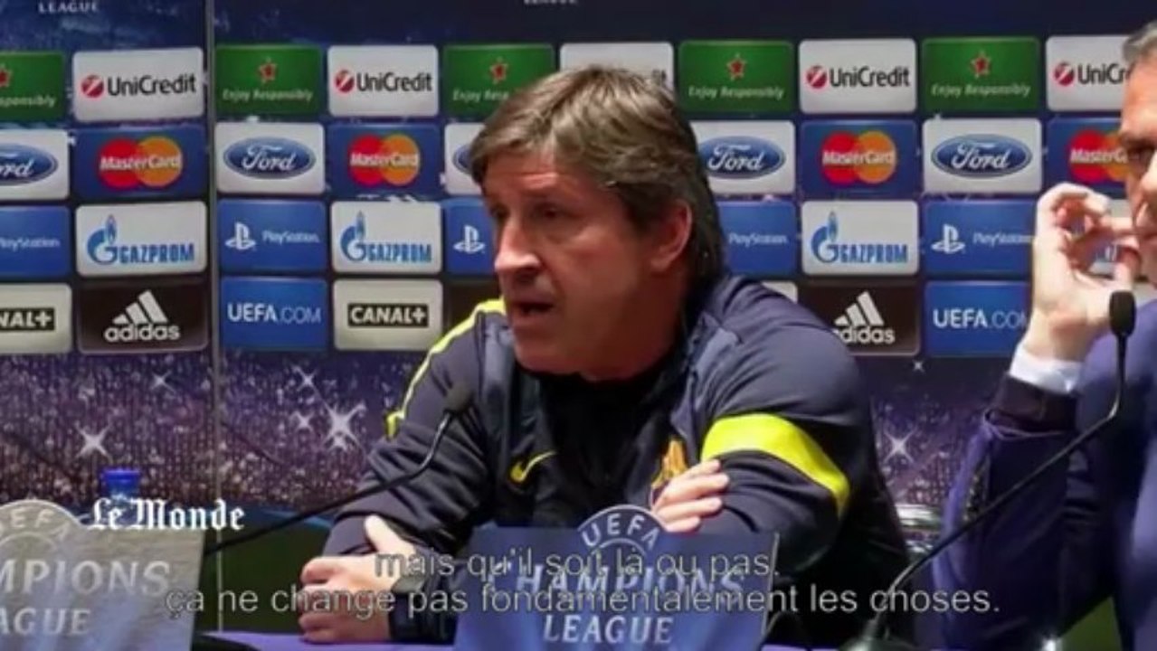 Zapping : PSG-Barça, déclarations d'avant match