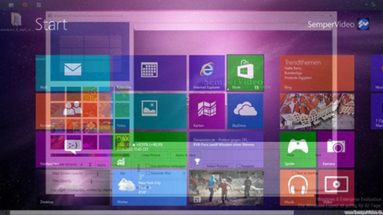 Windows 8: Startbildschirm ändern