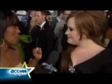 Adele - 2009 Grammy Awards Arrivals: Adele Talks Grammy Win (Access Hollywood)