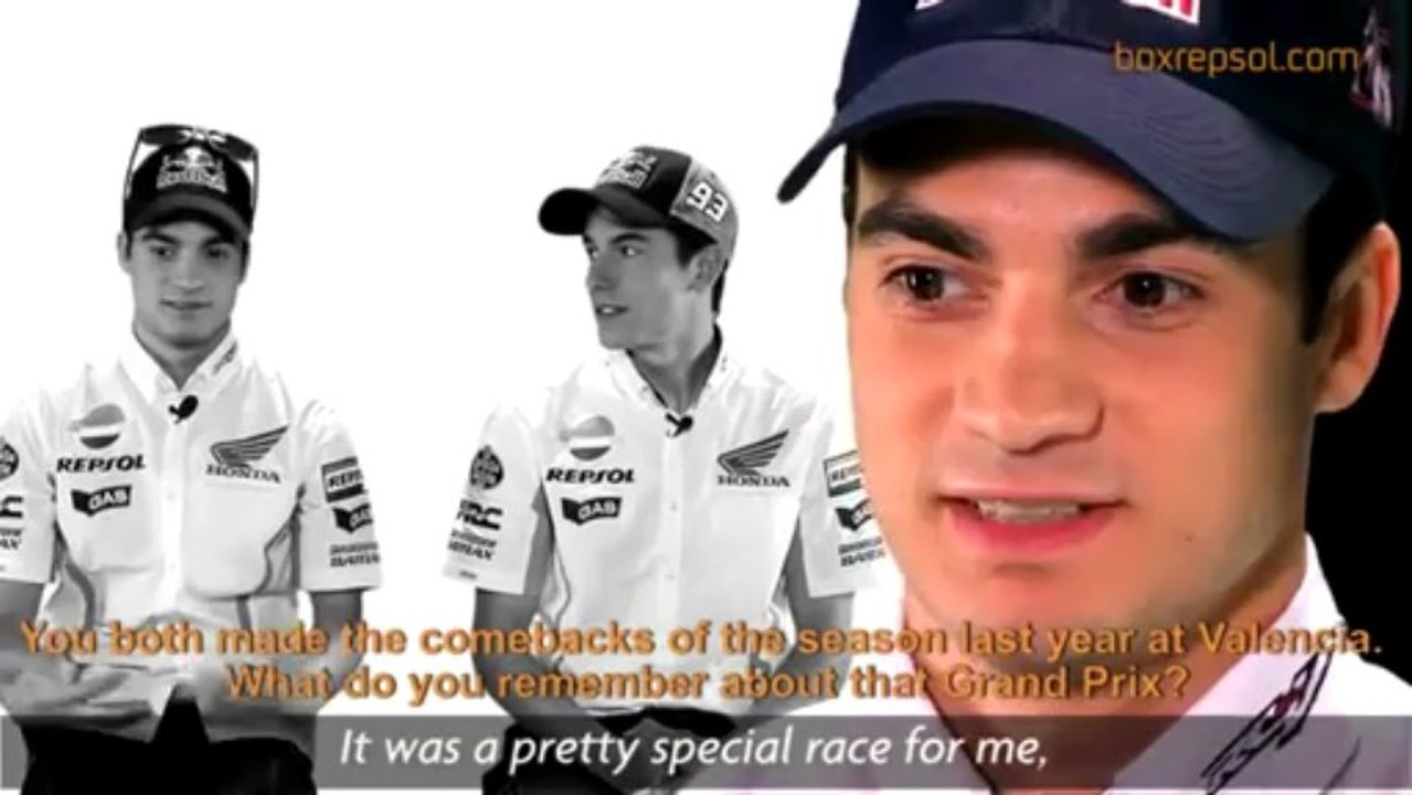 Pedrosa about Márquez, Márquez about Pedrosa