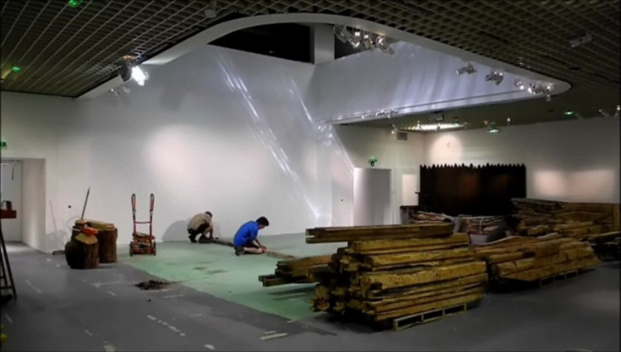 Construction d'une maison gauloise
